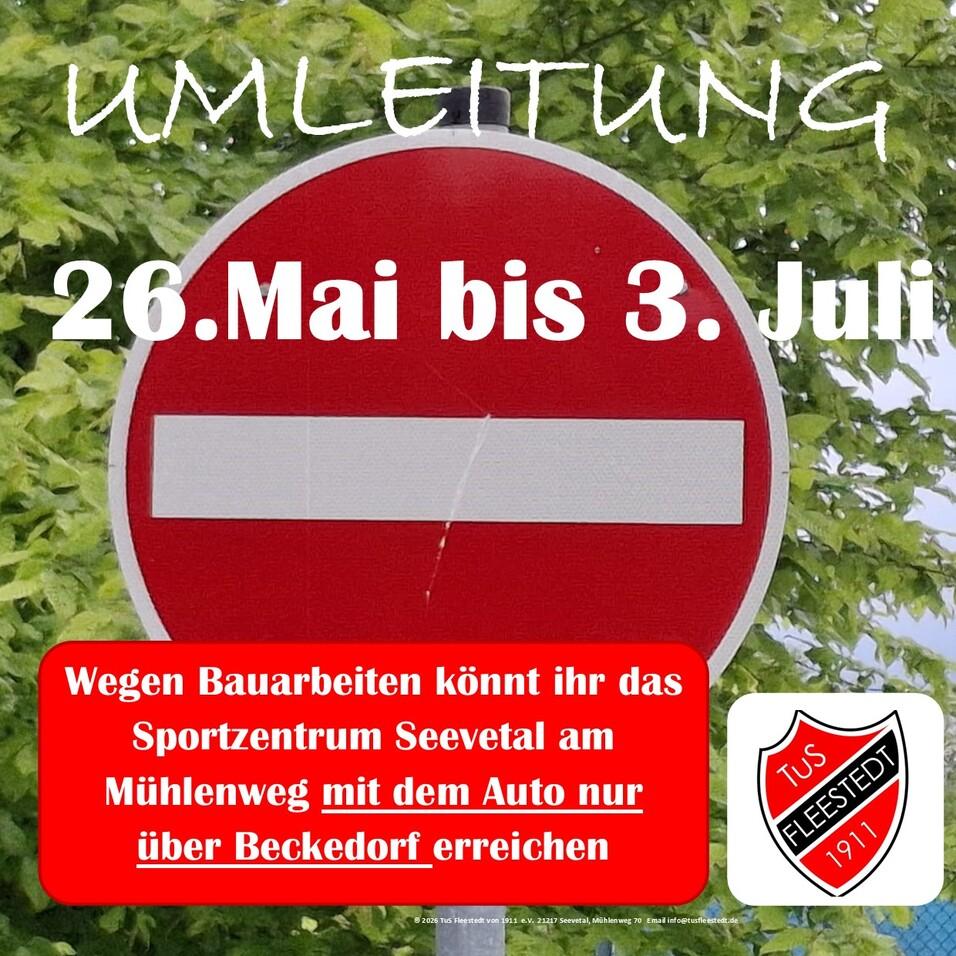 Zufahrt Sportzentrum